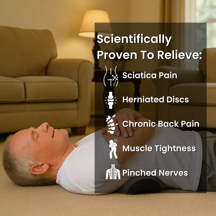 TheraSpine™ 3-in-1 Pillow for Back Pain Relief
