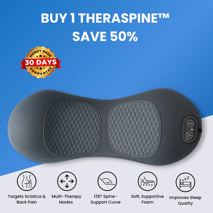 TheraSpine™ 3-in-1 Pillow for Back Pain Relief