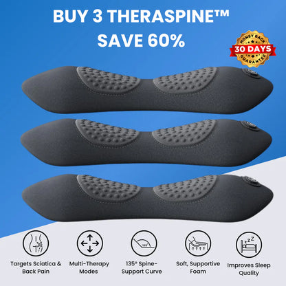 TheraSpine™ 3-in-1 Pillow for Back Pain Relief