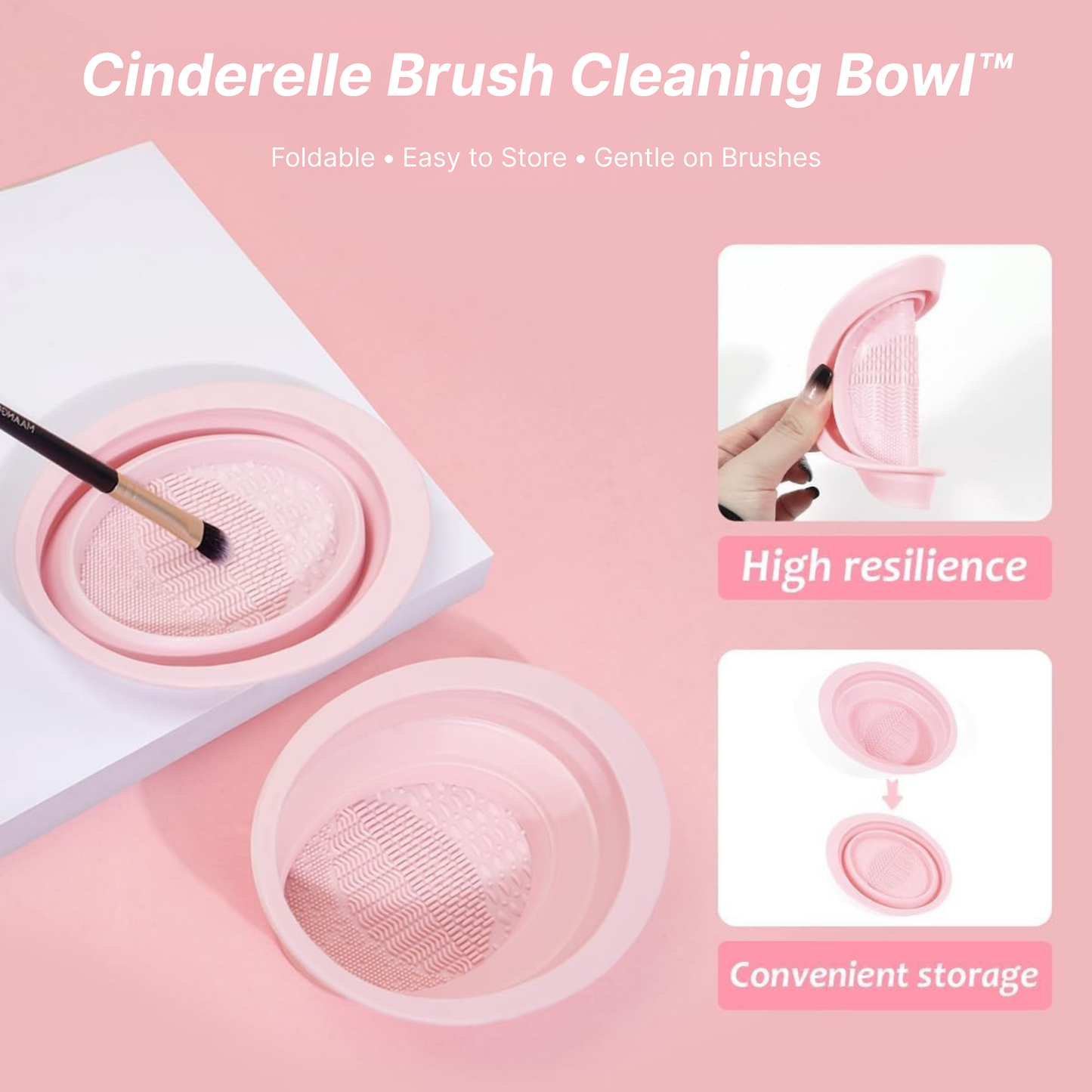 Pink Bloom 42-Piece Complete Makeup Brush & Beauty Kit 🌸✨