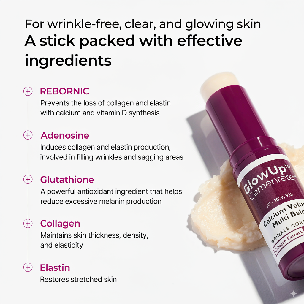 GlowUp™ Cemenrate Calcium Multi Balm