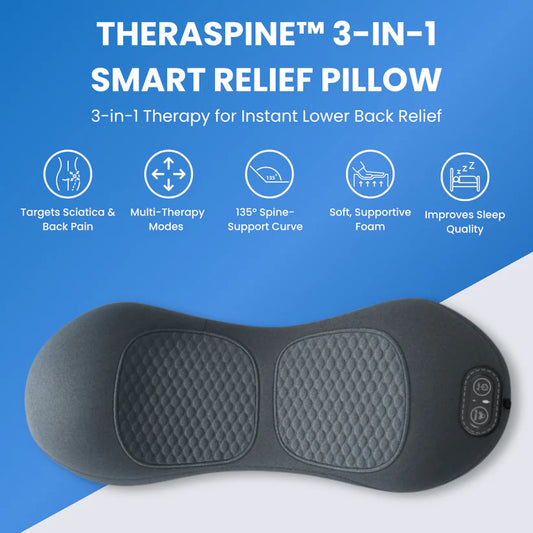 TheraSpine™ 3-in-1 Pillow for Back Pain Relief